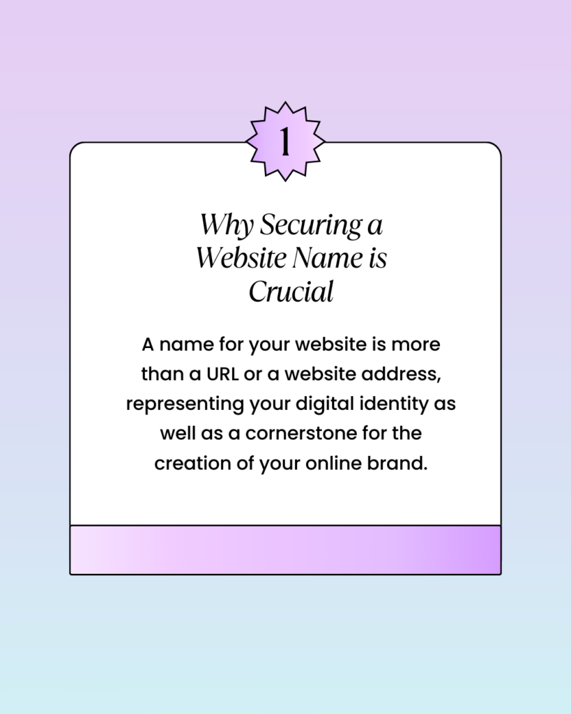 How to Secure a Name for a Business Website